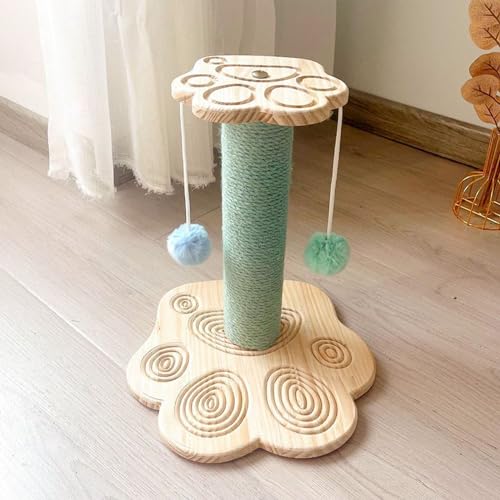 YPDOPORA Katzenkratzspielzeugpfosten | Natürliches Sisalseil | Kratzbäume Aus Sisal, Kratzbaum Für Katzen, Katzenturm Mit Flauschigem Ball, Mehrstufiges Kratzspielzeug Für Katzen,E von YPDOPORA