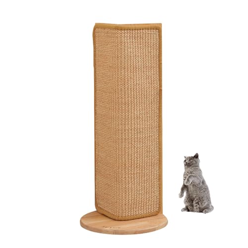 YPDOPORA Kratzkarte Für Katzen, Kratzbaum, Sisal-Kratzmatte, Kratzbaummöbel, Starkes Und Adsorbierbares Overlock, Für Wand Und Ecke, Katzenkratzer Für Hauskatzen,A von YPDOPORA