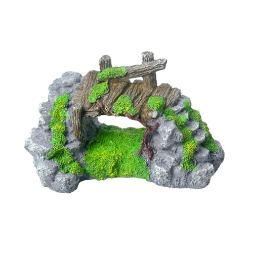 YPREWY Aquarien Landschaft Gras Harze Aquarien Dekorationen Kunst Terrarium Lebensraum Ornamente Handwerk von YPREWY