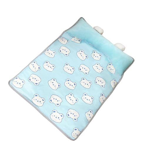 YPREWY Ice Silk Haustierbett, Kühlkissen für kleine, bequeme, kalte Rassen, Katzen, leicht zu reinigen, für kleine Hunde YPREWY Ice Silk Haustierbett, Kühlkissen für kleine, bequeme, kalte Rassen, Katzen, leicht zu reinigen, für kleine Hunde von YPREWY