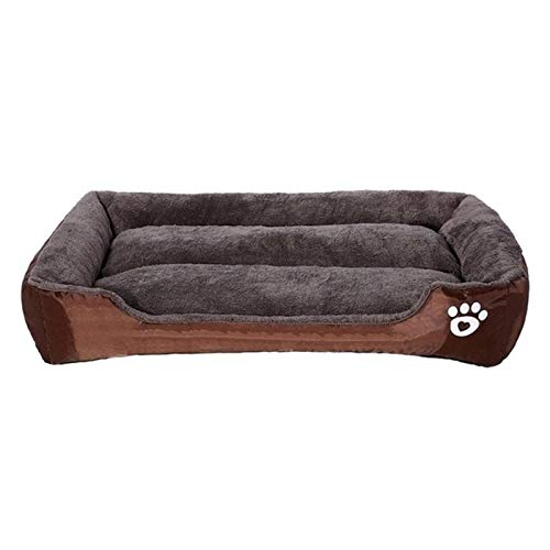 YQHWLKJ Großes Haustier Katze Hundebett 8Colors Warm Cosy Dog House Weiches Fleece Nest Hundekörbe Hausmatte Herbst Winter Wasserdichter Zwinger von YQHWLKJ