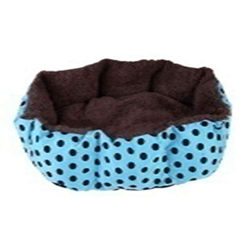 YQHWLKJ Haustier Hund Katzenbett Kissen Matte Zwinger Schlafsack Haus (blau 40cm * 30cm) von YQHWLKJ