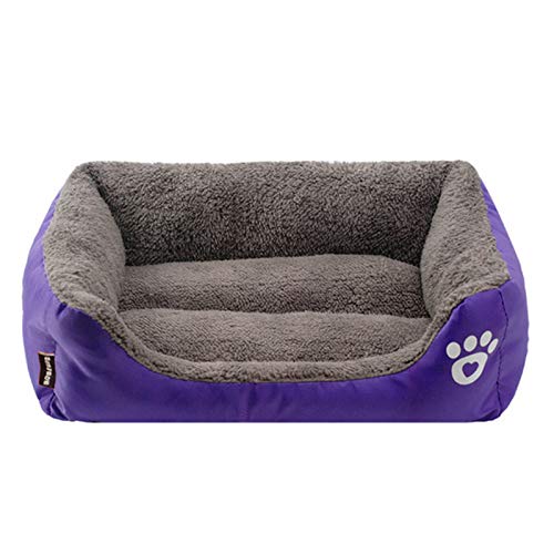 YQHWLKJ Warm Super Soft Multicolor Pet House Sofa Hundebett Plüsch Katzenmatte Teddy Hundehütte Haushalt von YQHWLKJ