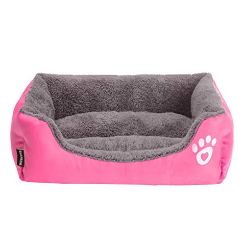 YQHWLKJ Warm Super Soft Multicolor Pet House Sofa Hundebett Plüsch Katzenmatte Teddy Hundehütte Haushalt von YQHWLKJ