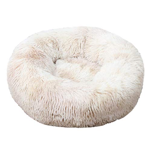 YQHWLKJ Zwinger Haustier Hundebett rundes Katzenbett Welpen Kissen Nest Bequeme Haustier Hund Matratze 40 cm / 50 cm / 60 cm / 70 cm von YQHWLKJ