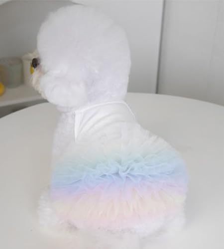 YQYS Haustier-Westenkleid, Tutu-Kleid für Welpen, Teetasse, Sommerkleid, Sommerkleider für kleine Hunde und Katzen, Welpenkleidung für Hunde, Mädchen, Hundekleid für Chihuahua, Yorkie, Zwergspitz, von YQYS