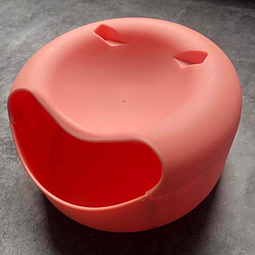 YQZS Katzenwasserspender automatische Zirkulation Edelstahl Wasserspender Haustier Wasserspender Katze liefert-Pink rund von YQZS