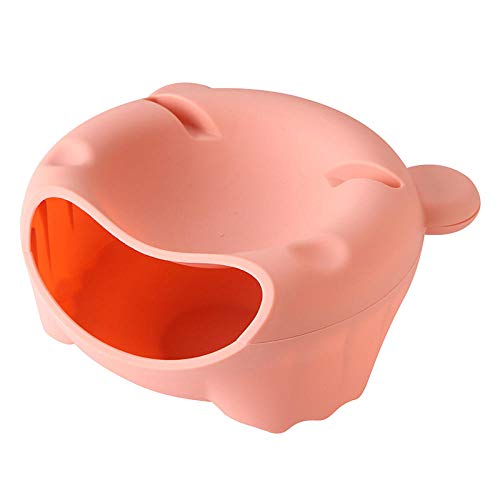 YQZS Katzenwasserspender automatische Zirkulation Edelstahl Wasserspender Haustier Wasserspender Katzenbedarf-Pink Mouth Bear von YQZS