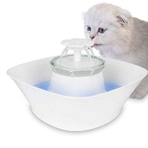 YQZS Pet Waterer Pet Cat Waterer Wasser zirkulierendes Wasser Feeder-Weiß von YQZS