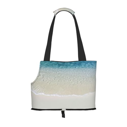 Strandtasche für kleine Hunde, Katzen und Kaninchen, mit Sanddruck, transparent von YQxwJL