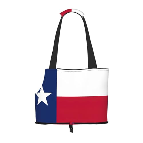 Tragetasche für Welpen, Motiv: Flagge von Texas, für kleine Hunde, Katzen und Kaninchen von YQxwJL