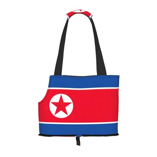 Tragetasche mit koreanischer Flagge, für kleine Hunde, Katzen und Kaninchen von YQxwJL