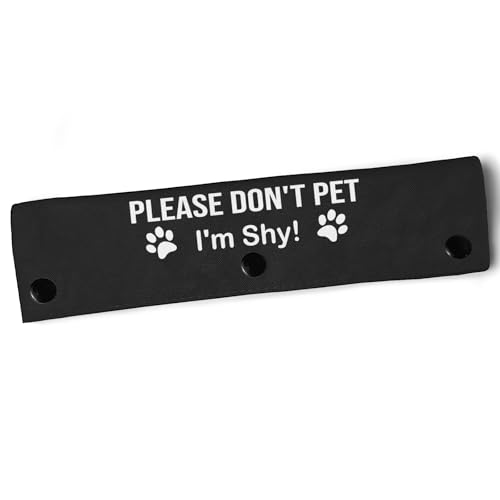 YROVWENQ Funny Dog Leash Black Wrap for Dog Ropes with Ignore Sign (I'm Shy) von YROVWENQ