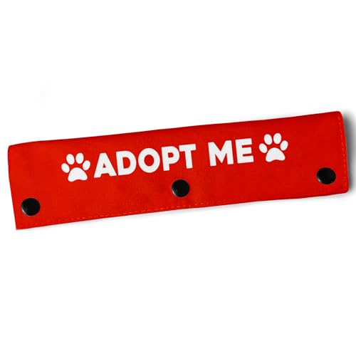 YROVWENQ Funny Dog Leash Red Wrap for Dog Ropes with Ignore Sign (Adopt Me) von YROVWENQ