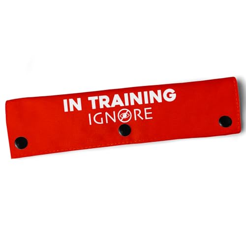 YROVWENQ Funny Dog Leash Red Wrap for Dog Ropes with Ignore Sign (in Training Ignore) von YROVWENQ