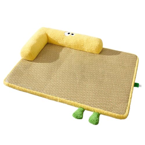 YRTUOP Kühlmatte für Hunde, Rattan Haustierkühlmatte, Rutschfestes Katzenkühlmatte, Hundekühlkissen, Haustierbettmatte, für Heißen Sommer, 50x40x5cm YRTUOP Kühlmatte für Hunde, Rattan Haustierkühlmatte, Rutschfestes Katzenkühlmatte, Hundekühlkissen, Haustierbettmatte, für Heißen Sommer, 50x40x5cm von YRTUOP