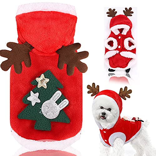 Weihnachtskostüm Für Katzen, Haustier Weihnachtskostüm Für Hunde, Katzen, Welpen, Geschenk Party Holiday Dress Up Pet Bekleidung von YSISLY