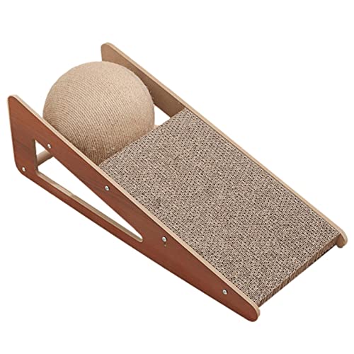 Katze Scratching Pads | Scratching Pads aus Pappe mit Kratzball | Natürliche Sisal Cat Scratcher für Katzen und Kätzchen, langlebig und lang anhaltende Oberflächen von YTGER