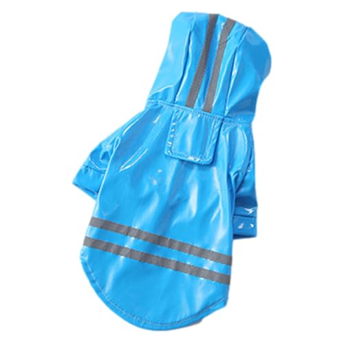 Regenmäntel für Hunde,Hunderegenmantel - PU-reflektierende Haustier-Regenjacke, Regenmantel, Poncho-Kleidung,Haustier-Regenjacke, wasserdichte Regenmäntel, Kleidung, Regenponcho-Jacke, leicht, für Kat von YTGOCN