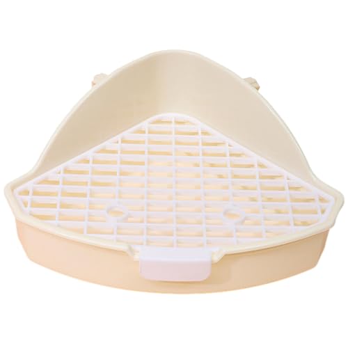 Haustier-Toilette, dreieckig, Töpfchentrainer, Hamsterkäfig, Ecktoilette mit abnehmbarem Boden, Katzentoilette für Eichhörnchen, Chinchillas, kleine Haustiere Haustier-Toilette, dreieckig, Töpfchentrainer, Hamsterkäfig, Ecktoilette mit abnehmbarem Boden, Katzentoilette für Eichhörnchen, Chinchillas, kleine Haustiere von YTtkku