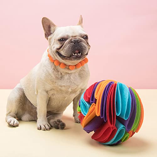 YUANstore Dog Schnüffelball Puzzle Toys Increase IQ Slow Dispensing Feeder Foldable Dog Nose Sniff Toy Pet Training Games Intelligence Toy von YUANstore