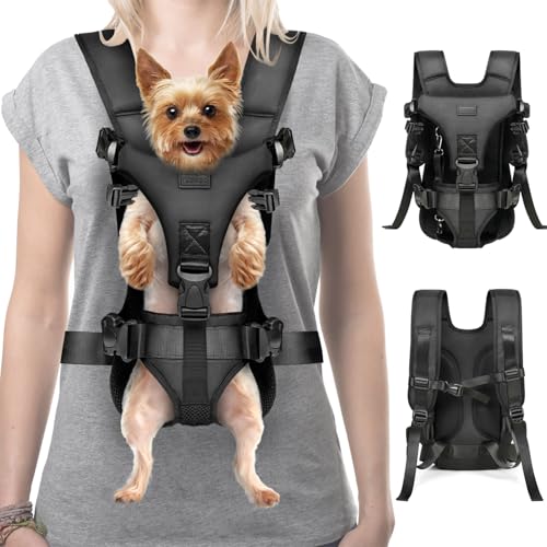 YUDODO Pet Dog Carrier Backpack Black S von YUDODO