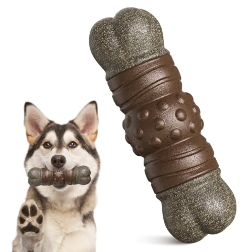 YUFFQOPC Hundespielzeug Kauspielzeug Hund,Unzerstörbares Hundekauspielzeug für Aggressive Kauer Quietschendes Super-Kauspielzeug Hundespielzeug Große Hunde für mittelgroße Hunde,Reinigen der Zähne von YUFFQOPC