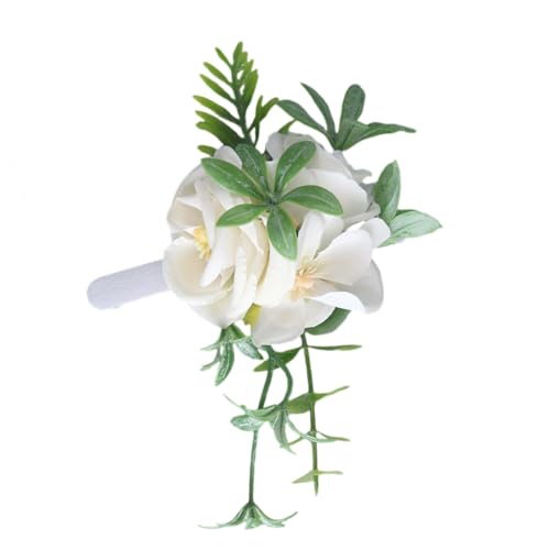 Elegante Ansteckblume für Hochzeit, Brautjungfer, Handblumen, Braut, schöne Handgelenk-Ansteckblume mit künstlicher bunter Rose Elegante Ansteckblume für Hochzeit, Brautjungfer, Handblumen, Braut, schöne Handgelenk-Ansteckblume mit künstlicher bunter Rose von YUGSHNKFC