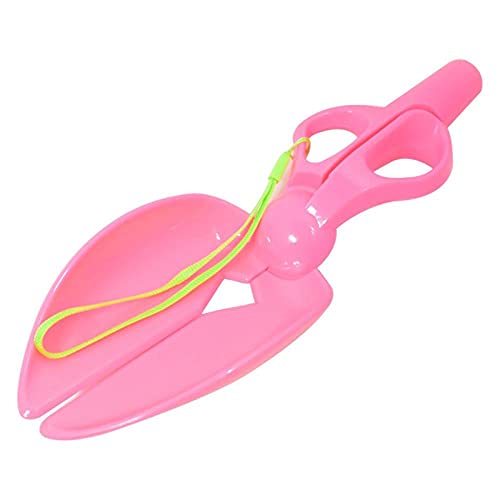 YUNHOME Streuschaufel Kotschaufel Katzenklo Schaufel Dog Poop Klemme Kunststoff Schere Form Tragbare Katze Kacke Picker Pet Poop Schaufel Poop Picker Pet Abholung Abholung Werkzeug Dorakitten-Rosa von YUNHOME