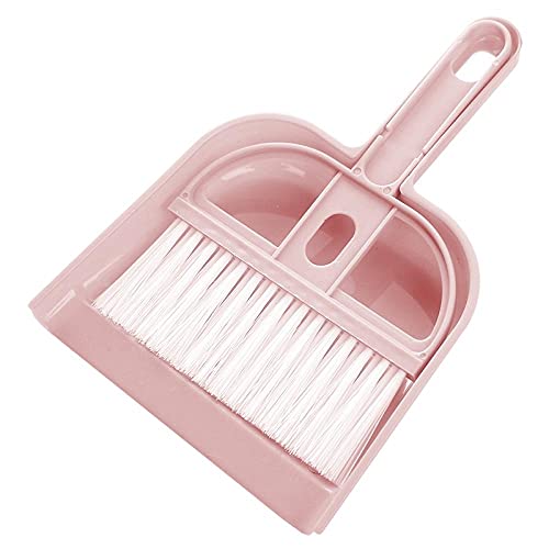 YUNHOME Streuschaufel Kotschaufel Katzenklo Schaufel Tragbare Mini-Scoop Set Scooper Clean Pet Hundekatze-Wurf-Besen + Scoop-Kacke Kehrmaschine Schaufel Reinigungsbürste-Hell-Pink von YUNHOME