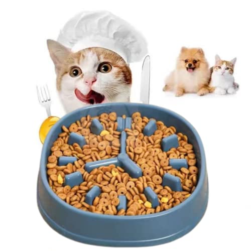 Haustier Hundenapf Hund Slow Feeder Bowl Puppy Cat Slow Eating Schüssel Schale Bowl Pet Dog Feeding Food Bowl Prevent Obesity Pet Dogs Supplies Food von YUNSHANGHT