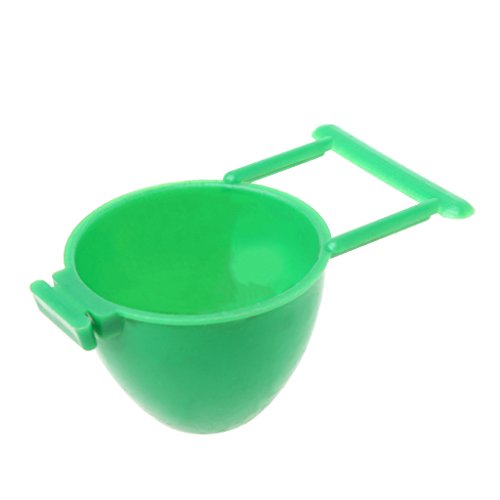 YUOIUX Vogel-Leckerli-Halter, Kleintier-Obst-Gemüseschüssel, Wasserbecher, Futter-Werkzeug, um Käfig zu halten YUOIUX Vogel-Leckerli-Halter, Kleintier-Obst-Gemüseschüssel, Wasserbecher, Futter-Werkzeug, um Käfig zu halten von YUOIUX