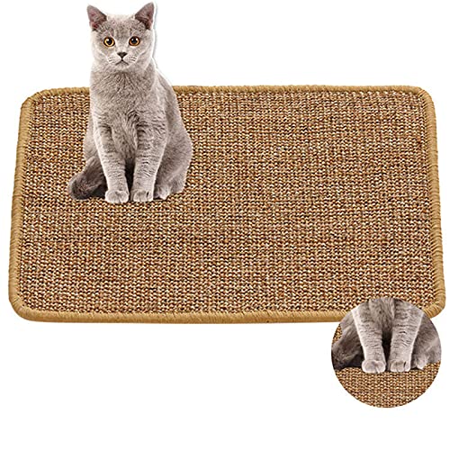 YUPPIE TONE Katzenkratzpads Natur Sisal Katzenkratz Pads Langlebig Katzenkratzmatte Schützt Boden Sofa Teppiche und Möbel von YUPPIE TONE