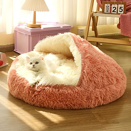 YURRO Chichuahua Beruhigendes Katzen-Donut-Bett, warm, für Welpen, Kätzchen, Kuschelnest, kuscheliges Hundekissen, superweiches Katzen-Sofa von YURRO