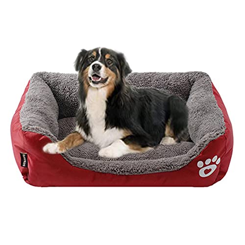 YURRO Hundekorb, waschbar, Größe XL, mittelgroß, wendbar, rutschfestes Haustier-Couch-Kissen, Hundehütte, Schlafliege, wasserdicht, orthopädisches Hundesofa von YURRO