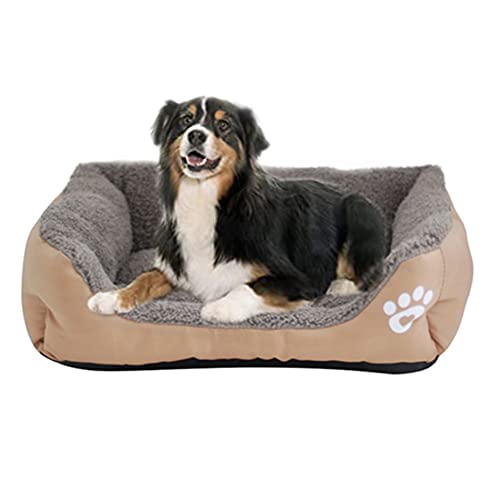 YURRO Hundekorb, waschbar, Größe XL, mittelgroß, wendbar, rutschfestes Haustier-Couch-Kissen, Hundehütte, Schlafliege, wasserdicht, orthopädisches Hundesofa von YURRO