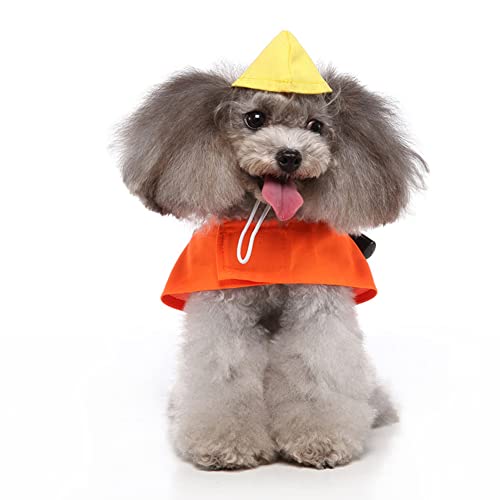 YURRO Hunde-Halloween-Kostüm-Set, schöne Haustierbekleidung für kleine Hunde und Katzen, Cosplay-Outfits für Halloween, Weihnachten, Weihnachtsmann, Koch, Pirat, König von YURRO