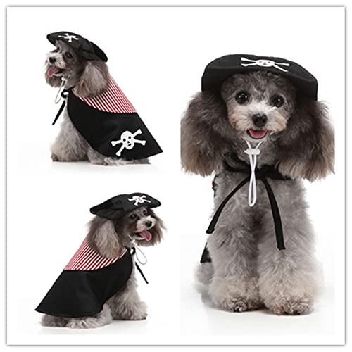 YURRO Kreative Hunde-Halloween-Kostüme, lustige Halloween- und Weihnachtsfeier, Haustier-Cosplay-Dekorationen, Urlaubsverkleidung, Outfits für kleine Hunde und Welpen von YURRO