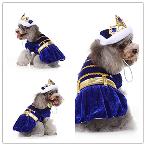 YURRO Kreative Hunde-Halloween-Kostüme, lustige Halloween- und Weihnachtsfeier, Haustier-Cosplay-Dekorationen, Urlaubsverkleidung, Outfits für kleine Hunde und Welpen von YURRO