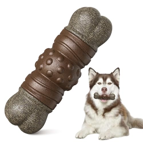 Braun Hundespielzeug Große Hunde, Kauspielzeug Hund Spielzeug Und, Dog Toys Unzerstörbares Hundespielzeug, Hundespielzeug Quietschend, Hund Spielzeug, Spielzeug Für Hunde, Quietschspielzeug Hund von YUWJOOWEE