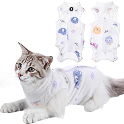 YUXIANLB 1 Stück Katzen Erholungsanzug Chirurgischer Sterilisationsanzug für Kätzchen Atmungsaktiver E Kragen Alternative Pyjama Kleidung für Kätzchen nach Operationen Weiblich Männlich Bauchwunden YUXIANLB 1 Stück Katzen Erholungsanzug Chirurgischer Sterilisationsanzug für Kätzchen Atmungsaktiver E Kragen Alternative Pyjama Kleidung für Kätzchen nach Operationen Weiblich Männlich Bauchwunden von YUXIANLB