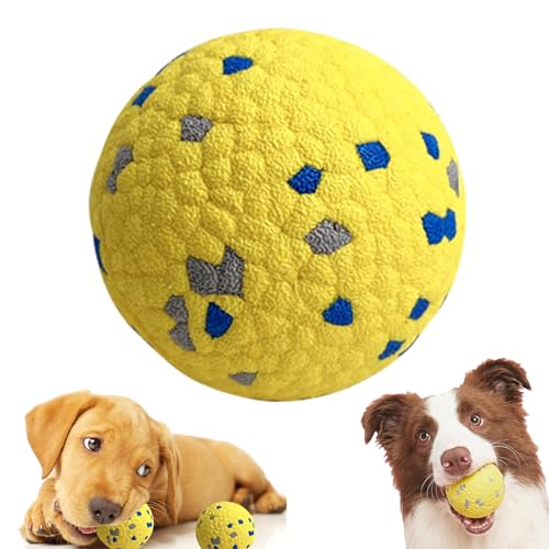 YUlLAN Der Mellow Dog Beruhigungsball, Mellow Dog Ball, Mellow Dog Emotional Support Ball, Mellow Yellow Beruhigungsball, Kauer-Beruhigungsball Hundespielzeug (Yellow Ball) von YUlLAN