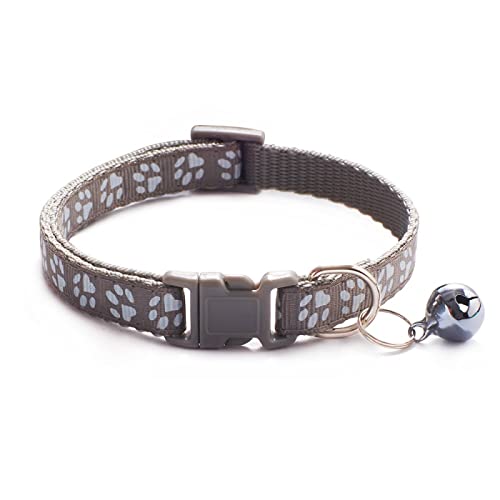 10 PCS Großhandelsnylonhundehalsband mit Bell-Haustier-Kragen-Art- und Weisejustierbarem Katzen-und Hundehalsband-Sicherheits-Halsband-Haustier-Kragen,P von YVDY