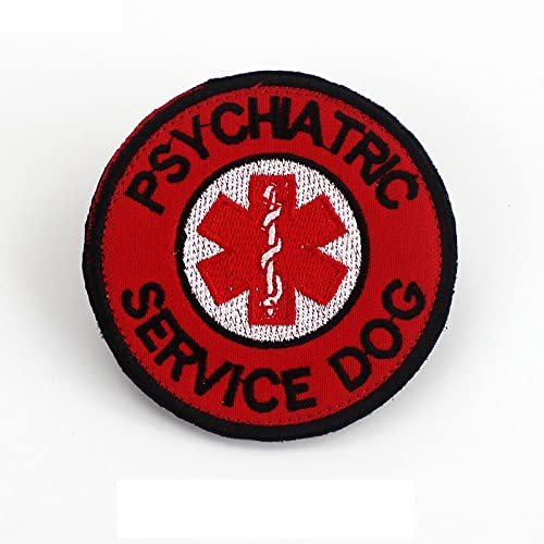 Personalisiertes Therapie-Service-Hundeabzeichen mit Klettverschluss für Hunde, Nicht berühren, Haustiertraining, Sicherheitsgurt, Schild, Aufkleber, Sicherheitsweste, H von YVDY