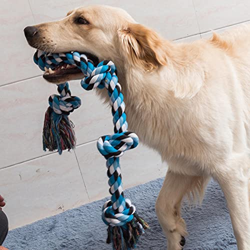 YVDY 60CM Haustierspielzeug Hund Outdoor interaktives Spielzeug Training liefert Molaren Seil Hundespielzeug geeignet für große und kleine Hundespielzeuge-B von YVDY