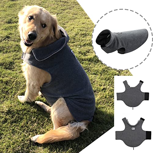 Hund Mantel Winter Winter- Haustier- Kleidungs-Hund zweiseitige Fleece-Weste (XXL) Haustierkleidung Hundepullover Geschirr (L2, XXL) von YWBleked