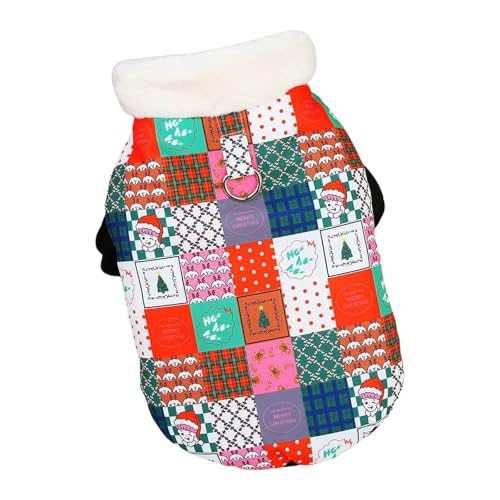 Hund Winterkleidung Winterprodukte für kleine und mittelgroße Hunde, Haustierkleidung für Katzen und Weihnachtskleidung zum Aufhängen und Ziehen Fahrradanhänger (Multicolour, XL) von YWBleked