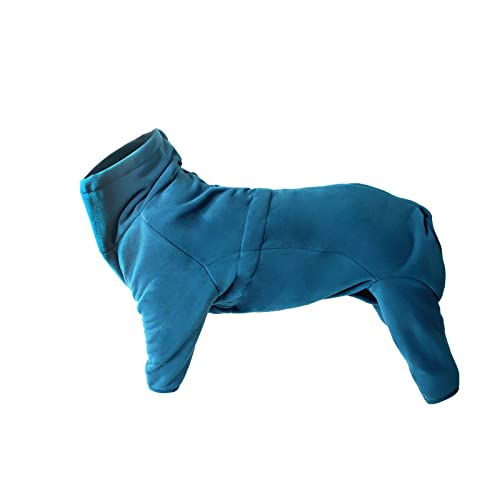 YWBleked Hundepullover Kleine Hunde Winter Warmer Fleece-Hundemantel für kaltes Wetter, gemütliche Welpenjacken, Schnallen, Schildkrötenkragen, Welpenhemden, Kleidung für kleine, Sehr Warmer (E, XL) von YWBleked