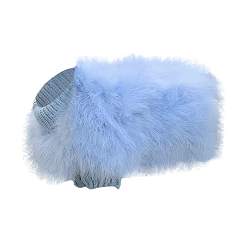 YWBleked Vintage Hundekleid Haustier Plüsch-Haustier-Kostüm-Welpen-Cowboy-Hemdjacke mit Warme Hundemantel Für Große Hunde (Light Blue, L) von YWBleked