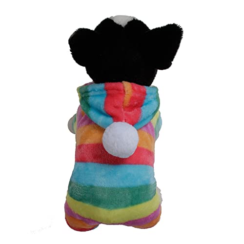 Wintermantel Hund Wasserdicht -Winter- Haustier-Kleidung Katze Flanell Hund mit Haustier-Kleidung Hunde Strick (Multicolor, XL) von YWBleked